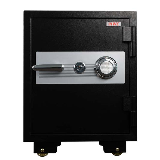 Cosmo Casa - Kluis - Brandwerend 60 min - Metaal - Zwart - 60×46×47 cm (39 l)