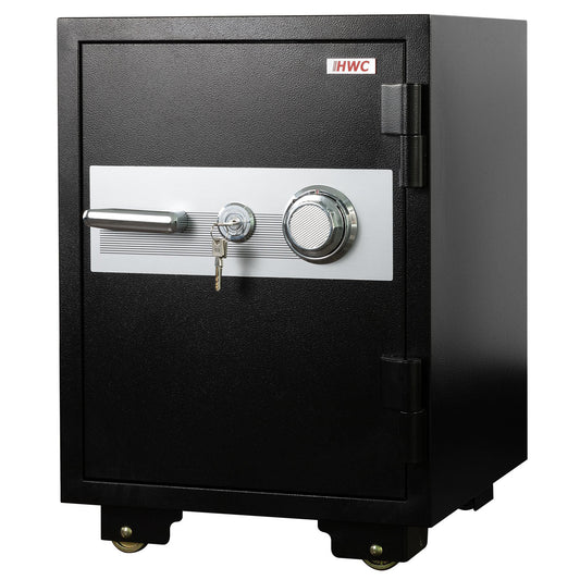 Cosmo Casa - Kluis - Brandwerend 60 min - Metaal - Zwart - 68×48×47 cm (48 l)