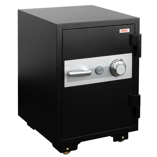 Cosmo Casa - Kluis - Brandwerend 60 min - Metaal - Zwart - 68×48×47 cm (48 l)