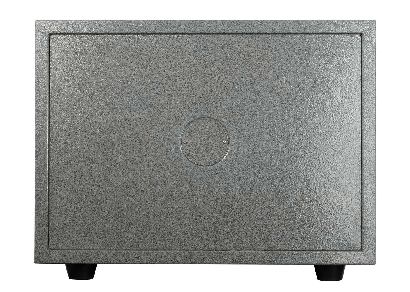 Cosmo Casa - Kluis - Brandwerend 60 min dubbel grendelslot - Metaal - Grijs - 38×50×44 cm (19 l)