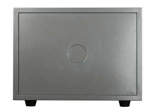 Cosmo Casa - Kluis - Brandwerend 60 min dubbel grendelslot - Metaal - Grijs - 38×50×44 cm (19 l)