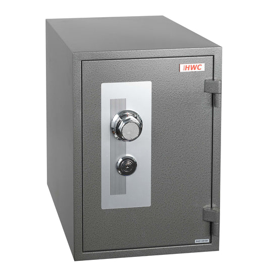 Cosmo Casa - Kluis - Brandwerend 60 min - Metaal - Grijs - 52×36×39 cm (20 l)