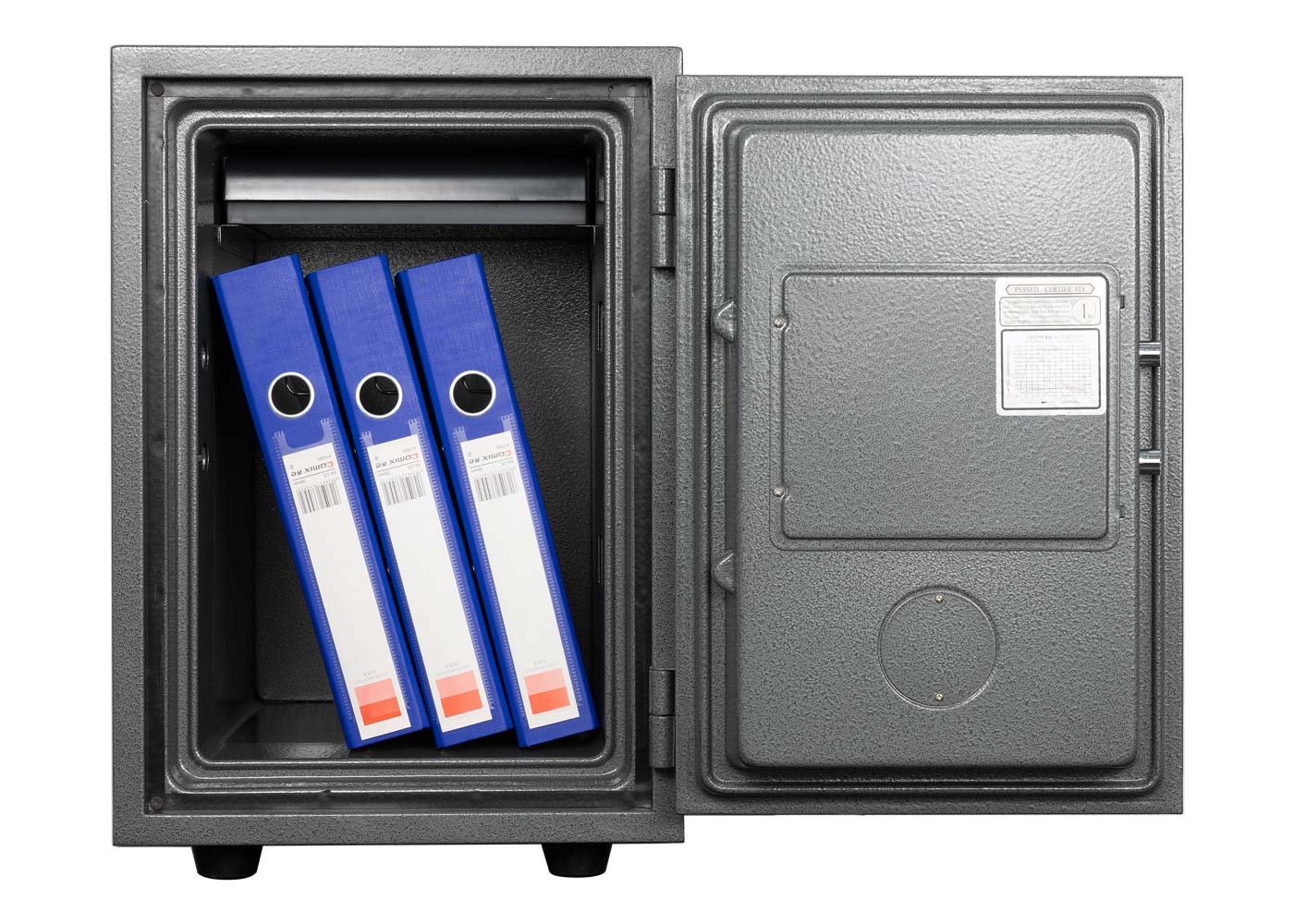 Cosmo Casa - Kluis - Brandwerend 60 min - Metaal - Grijs - 52×36×39 cm (20 l)