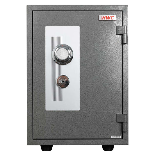 Cosmo Casa - Kluis - Brandwerend 60 min - Metaal - Grijs - 52×36×39 cm (20 l)