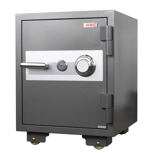 Cosmo Casa - Kluis - Brandwerend 60 min - Metaal - Grijs - 60×46×47 cm (39 l)