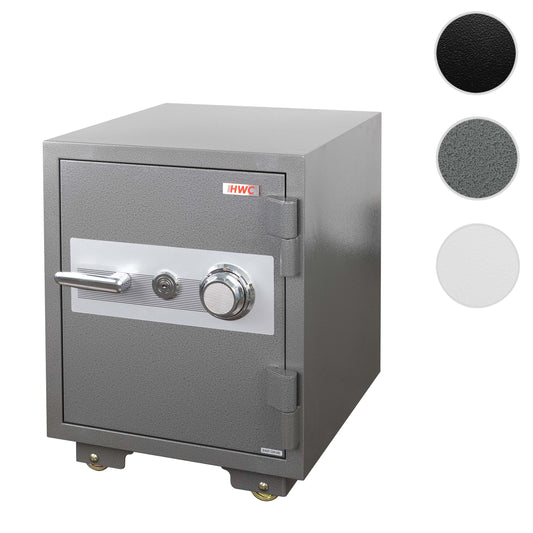 Cosmo Casa - Kluis - Brandwerend 60 min - Metaal - Grijs - 60×46×47 cm (39 l)