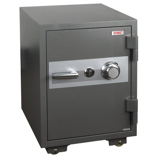 Cosmo Casa - Kluis - Brandwerend 60 min - Metaal - Grijs - 68×48×47 cm (48 l)