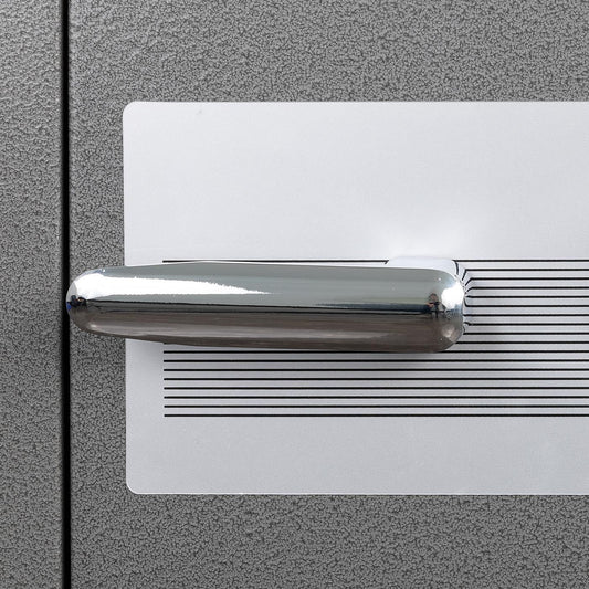 Cosmo Casa - Kluis - Brandwerend 60 min - Metaal - Grijs - 68×48×47 cm (48 l)