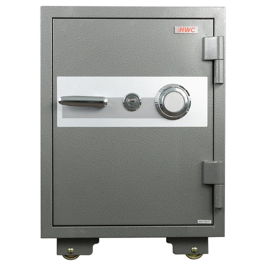 Cosmo Casa - Kluis - Brandwerend 60 min - Metaal - Grijs - 68×48×47 cm (48 l)