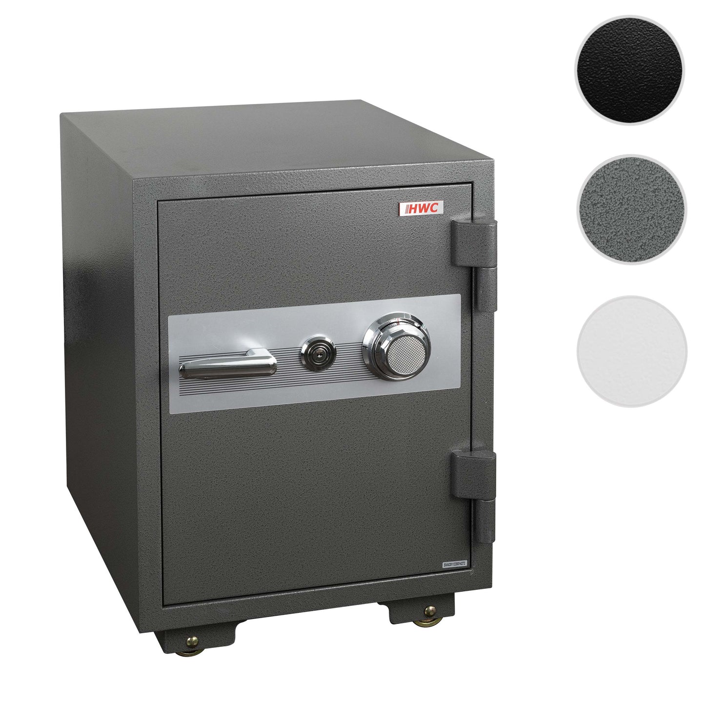 Cosmo Casa - Kluis - Brandwerend 60 min - Metaal - Grijs - 68×48×47 cm (48 l)