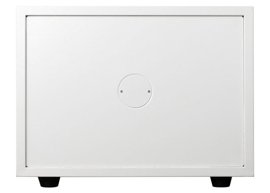 Cosmo Casa - Kluis - Brandwerend 60 min veilig dubbel grendelslot - Metaal - Wit - 38×50×44 cm (19 l)