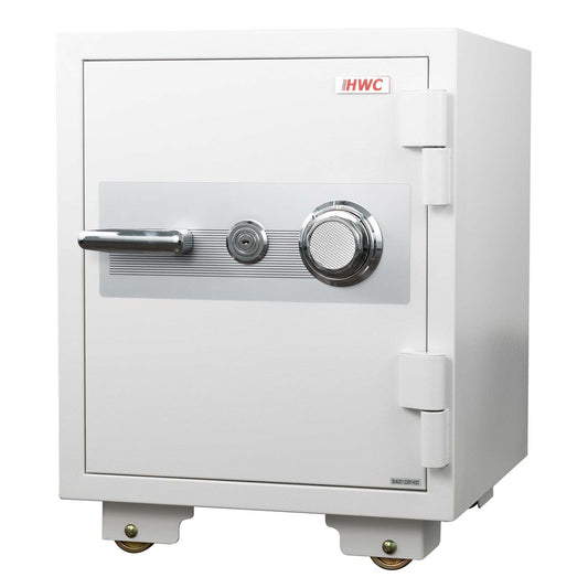 Cosmo Casa - Kluis - Brandwerend 60 min - Metaal - Wit - 60×46×47 cm (39 l)