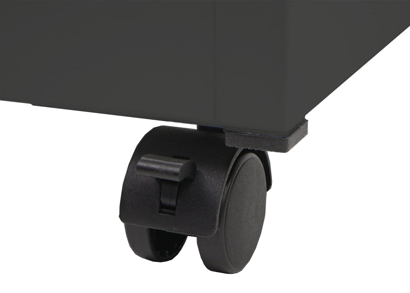 Cosmo Casa - Rolcontainer - Ladekast Archiefkast - Metaal - Donkergrijs - 55×40×41 cm (4 laden)