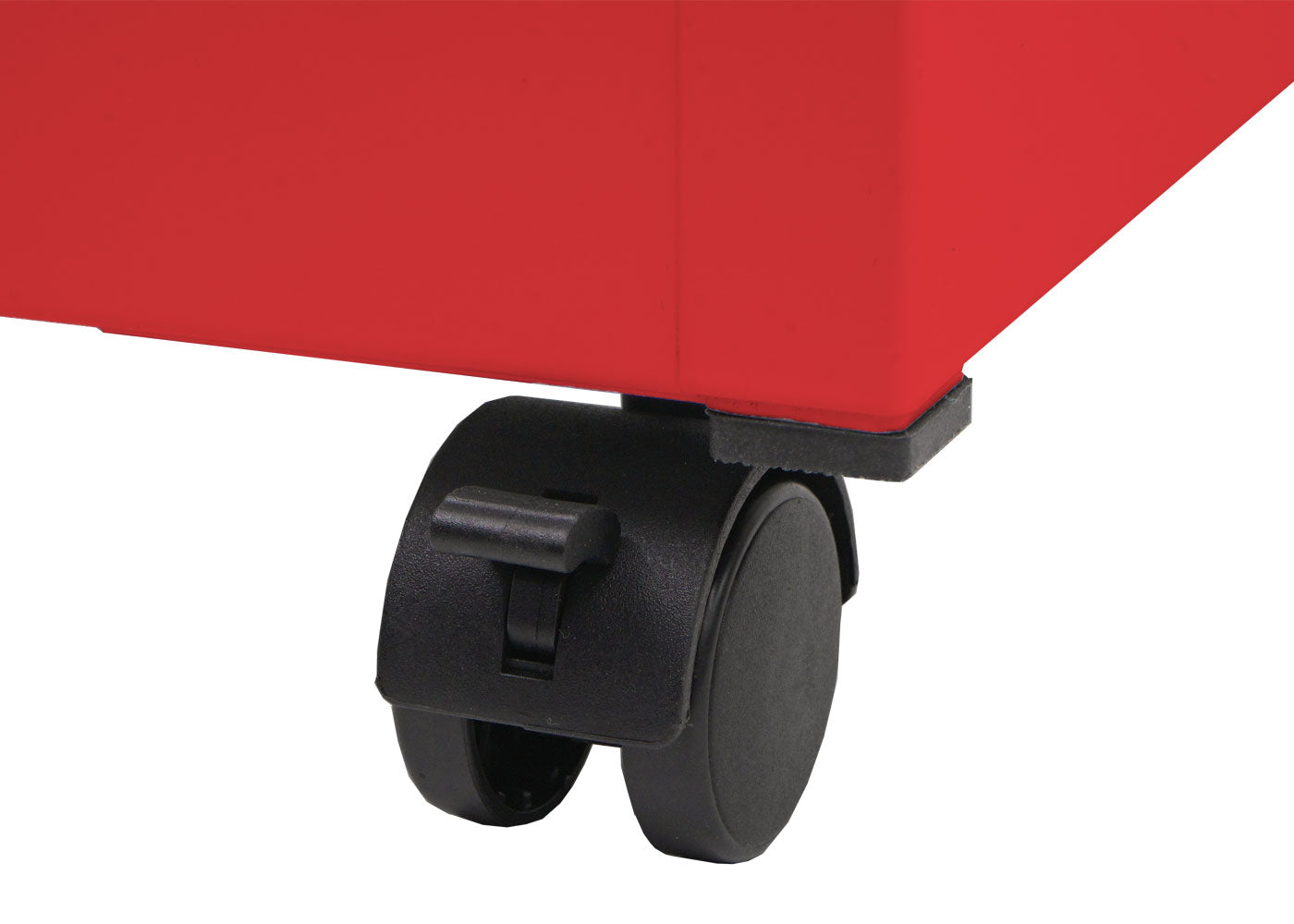 Cosmo Casa - Rolcontainer - Ladekast Archiefkast - Metaal - Rood - 55×40×41 cm (4 laden)