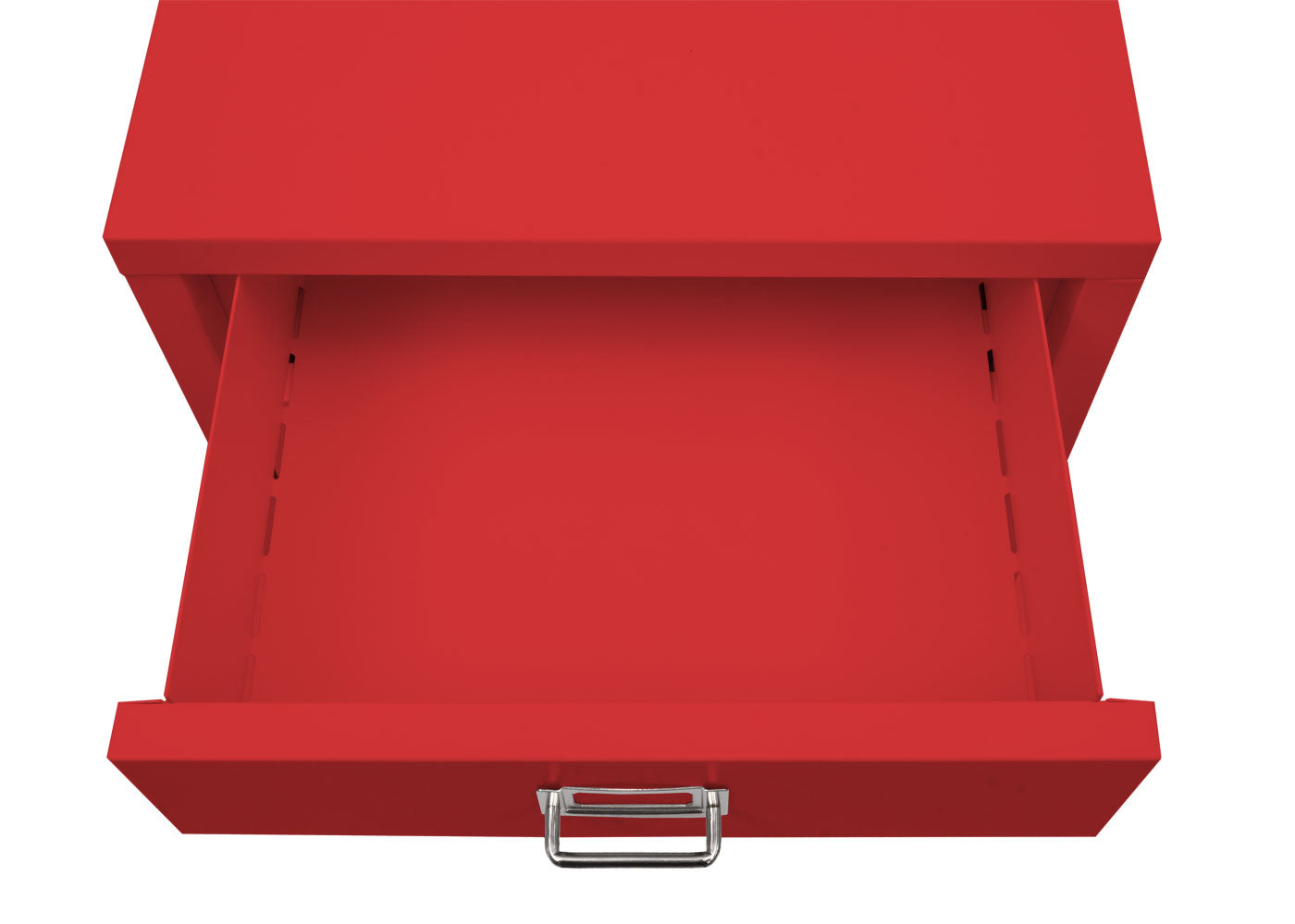 Cosmo Casa - Rolcontainer - Ladekast Archiefkast - Metaal - Rood - 75×40×41 cm (5 laden)