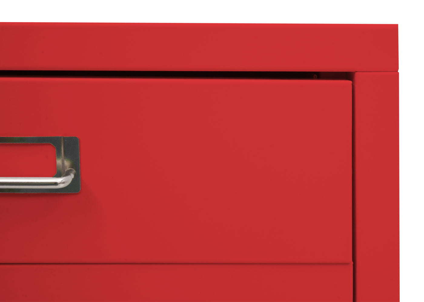 Cosmo Casa - Rolcontainer - Ladekast Archiefkast - Metaal - Rood - 75×40×41 cm (5 laden)
