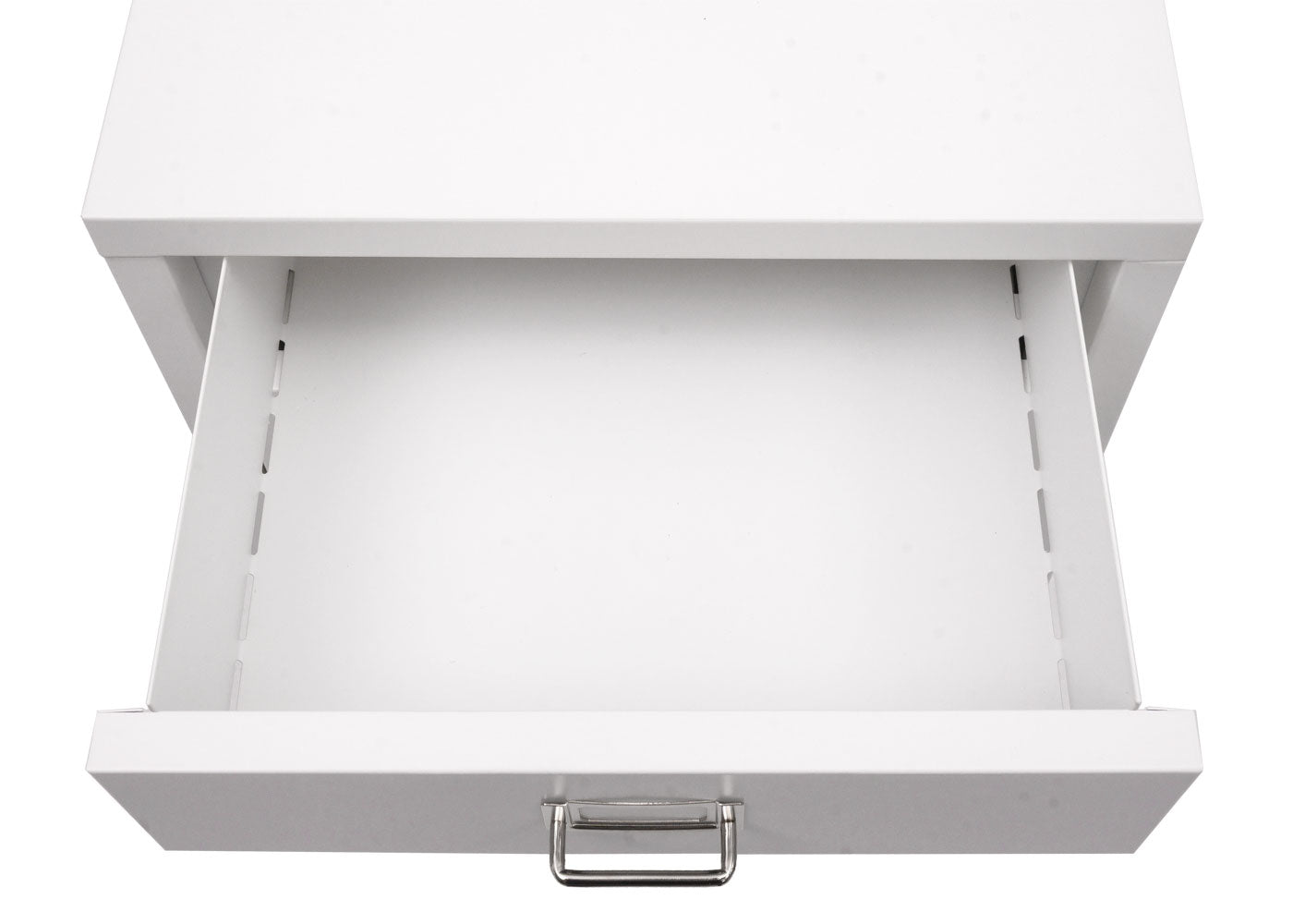 Cosmo Casa - Rolcontainer - Archiefkast - Metaal - Wit - 115×40×41 cm (8 laden)