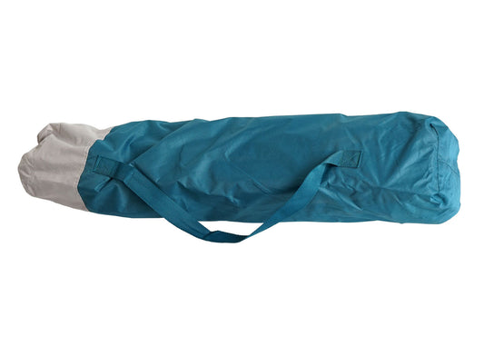 Cosmo Casa - Campingstoel - Klapstoel/Regisseursstoel met Wasbare Beschermhoes - Staal & Stoftextiel - Turkoois