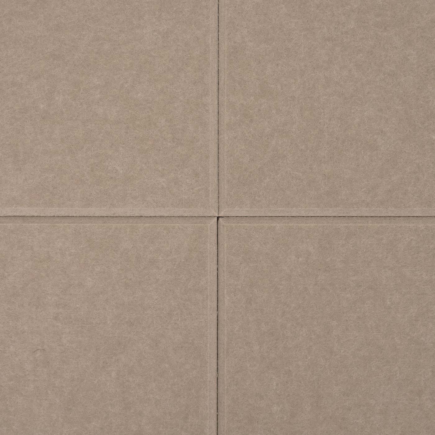 Cosmo Casa - Set van 4 Akoestische Wandpanelen - Geluidsisolatie - Stoftextiel - 50×50 cm - Lichtbruin