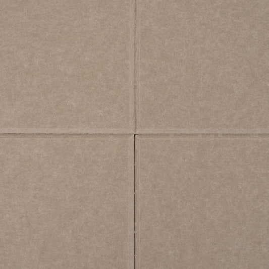 Cosmo Casa - Set van 4 Akoestische Wandpanelen - Geluidsisolatie - Stoftextiel - 50×50 cm - Lichtbruin