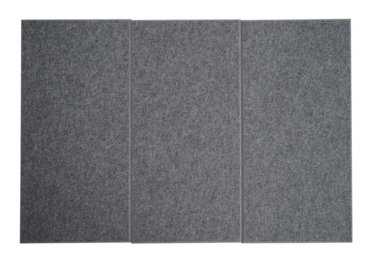 Cosmo Casa - Set van 6 Akoestische Wandpanelen - Geluidsisolatie - 1 m² Oppervlakte 60×30 cm - Grijs