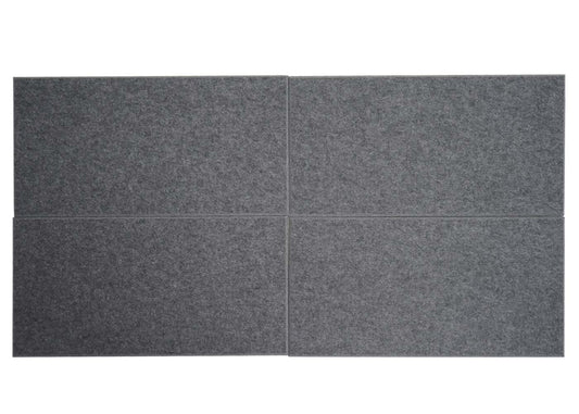 Cosmo Casa - Set van 6 Akoestische Wandpanelen - Geluidsisolatie - 1 m² Oppervlakte 60×30 cm - Grijs