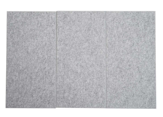 Cosmo Casa - Set van 6 Akoestische Wandpanelen - Geluidsisolatie - 1 m² Oppervlakte 60×30 cm - Lichtgrijs