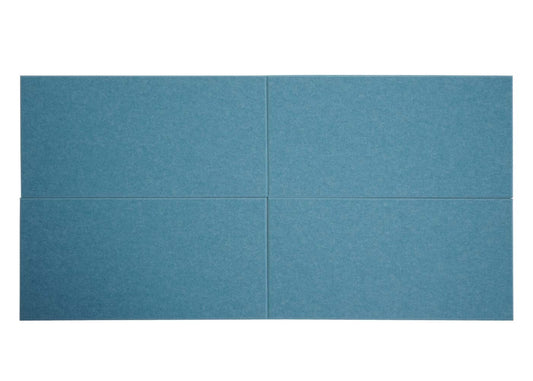 Cosmo Casa - Set van 6 Akoestische Wandpanelen - Geluidsisolatie - 1 m² Oppervlakte 60×30 cm - Blauw