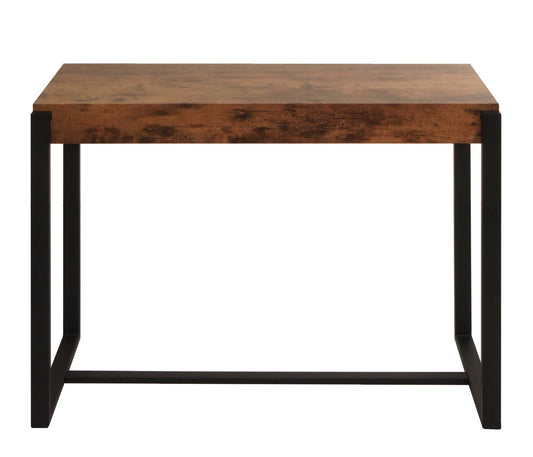 Cosmo Casa - Consoletafel - Telefoontafel & Werktafel - Metaal - Dark Wild Eiken - 81×100×40 cm