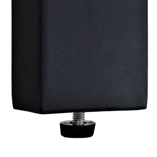 Cosmo Casa - Eettafel - Industrieel metaal frame - Hout - Donker wild eiken - 150×90 cm